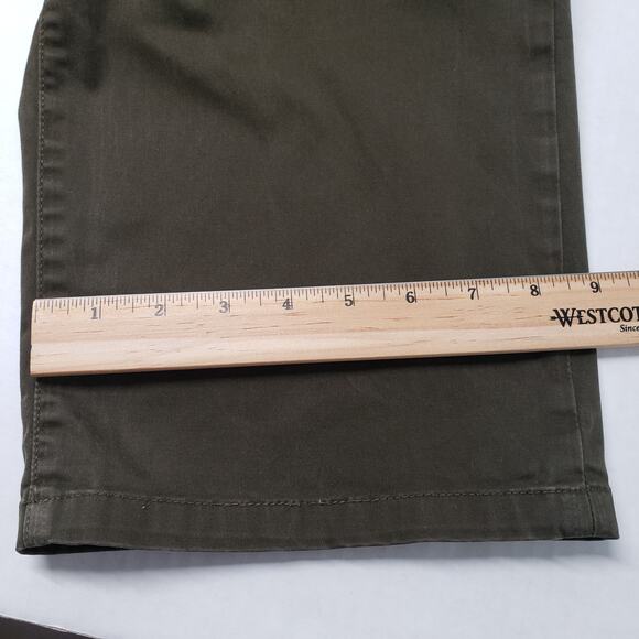 Polo Ralph Lauren Varick Slim Straight Stretch Sateen Pant Mens 40x38 Tall Green - Picture 12 of 16